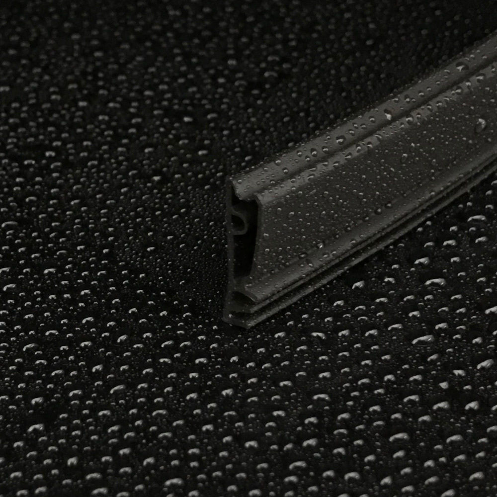 Trelleborg weatherseal 15mm (200m Coil) - Black (5mm groove)
